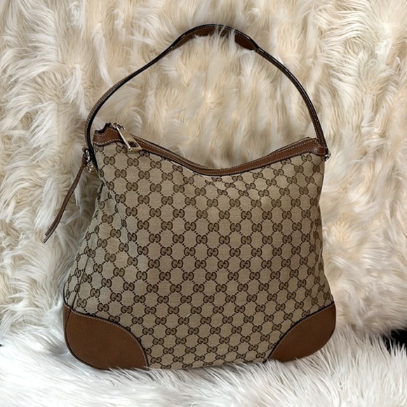 Gucci Bree GG Monogram Hobo Bag 👜 Excellent Preloved Condition w/ Dustbag & COA - Picture 4 of 17